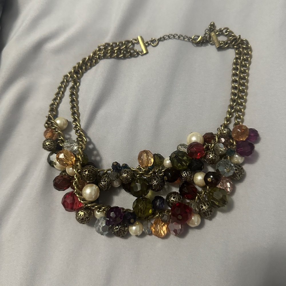 Elegant Multicolor Beaded Necklace